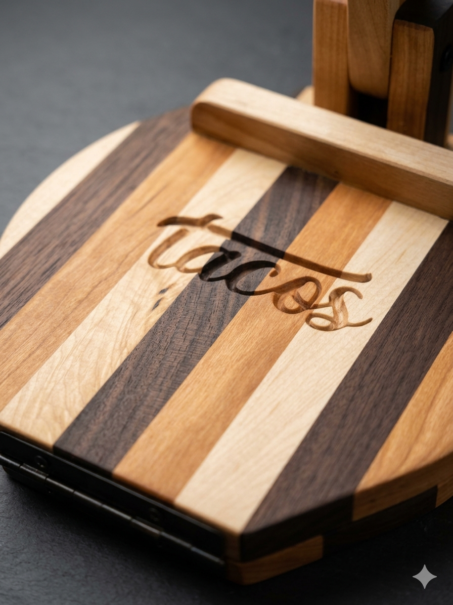 Corn Tortilla Press | Walnut, Maple & Cherry