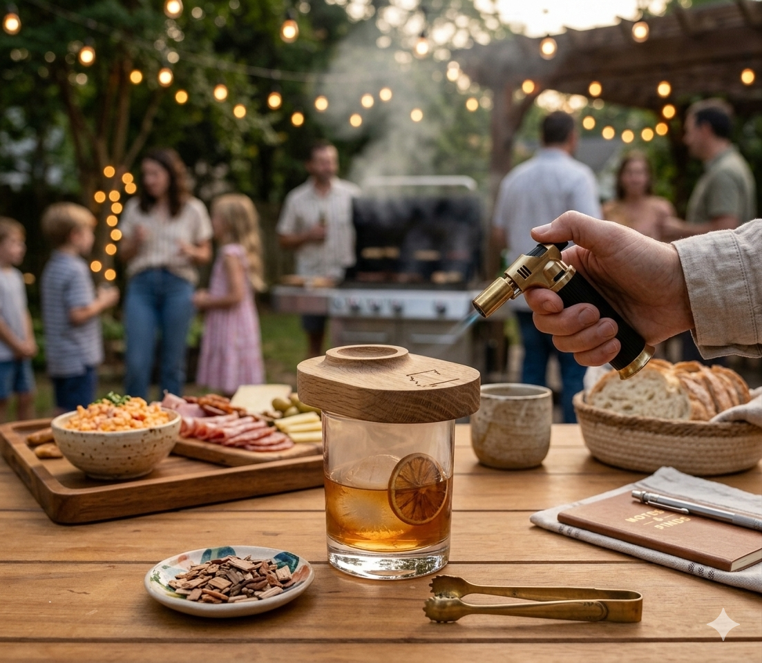 Red Oak Whiskey Smoker